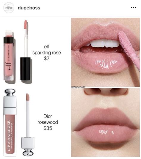 dior lip glow oil rosewood dupe|dior lip oil real.